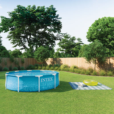 INTEX 28206EP 10Ft X 30In Beachside Metal Frame Above Ground Pool (Open Box)