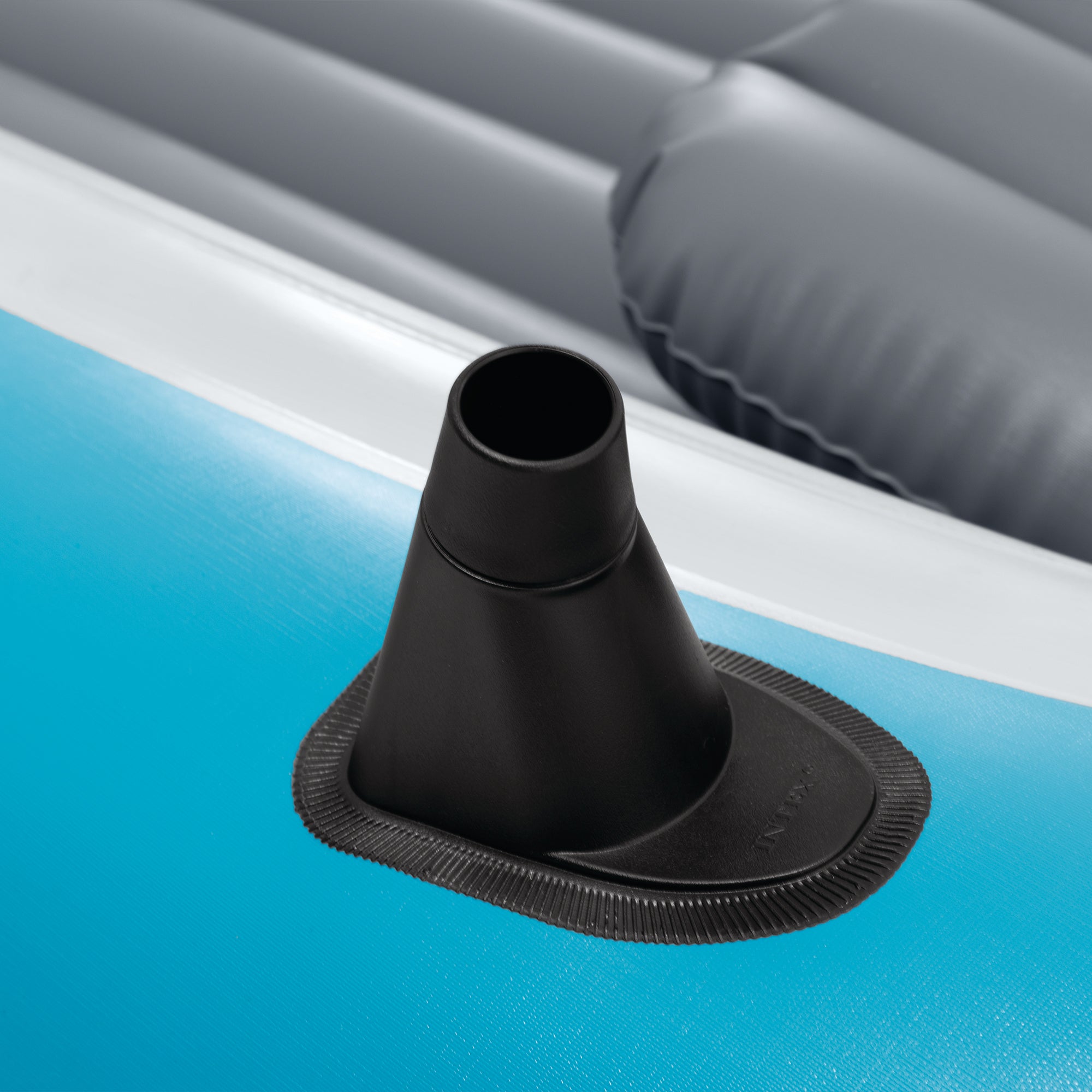 INTEX 66324EP Excursion 4 Inflatable BoatSet w/54''Oars,Pump & Rod Holders(Used) - VMInnovations