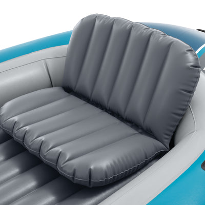 INTEX 66324EP Excursion 4 Inflatable BoatSet w/54''Oars,Pump & Rod Holders(Used) - VMInnovations