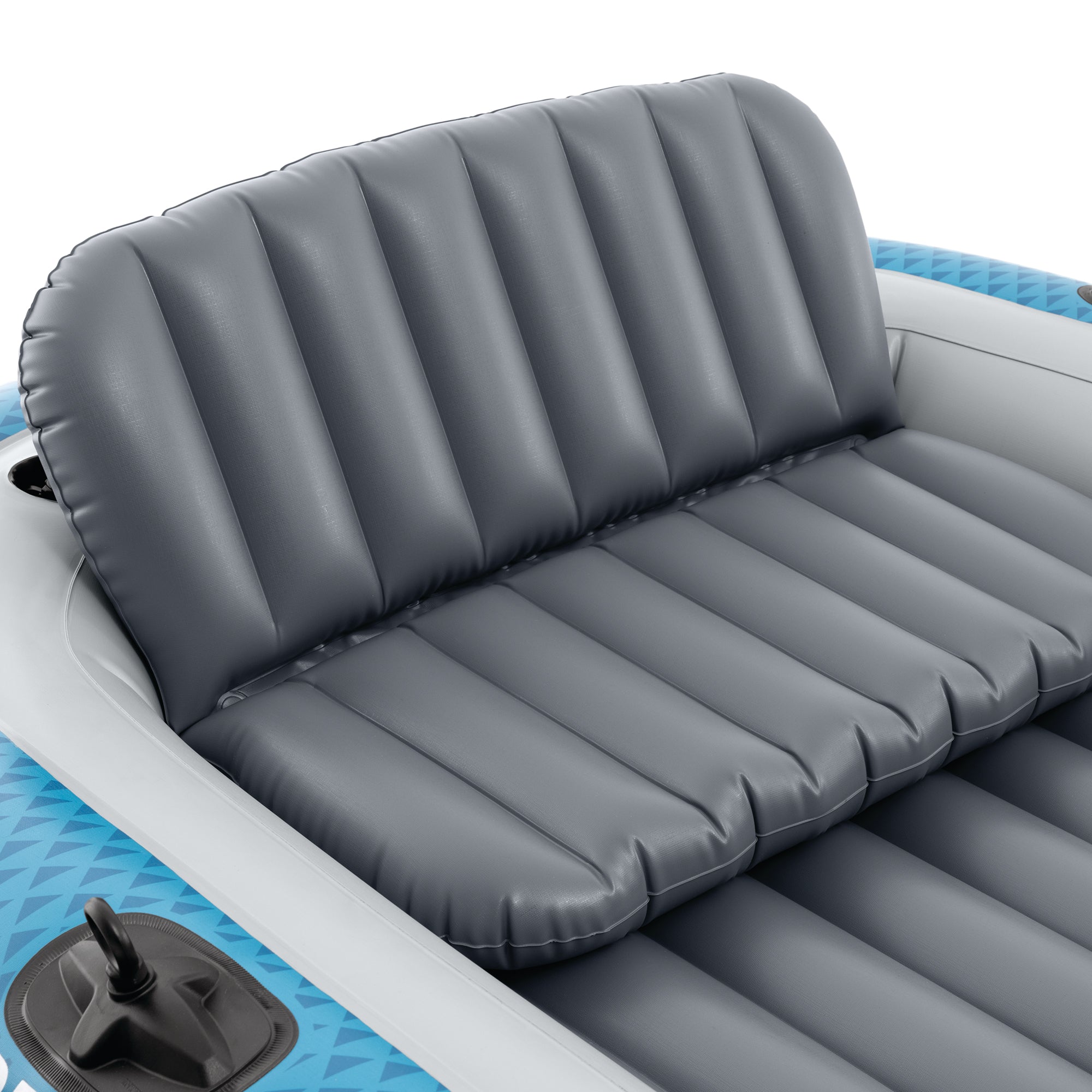 INTEX Excursion 5 Inflatable Boat Set with 54" Oars, Pump, & Rod Holders (Used) - VMInnovations
