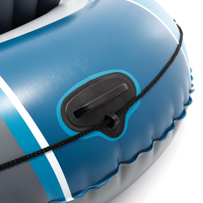 INTEX Excursion 5 Inflatable Boat Set with 54" Oars, Pump, & Rod Holders (Used) - VMInnovations