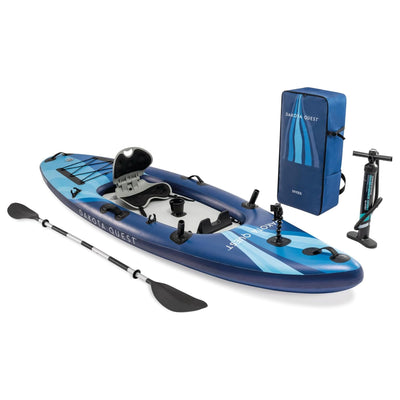 INTEX 68245EP Dakota Quest Sit-On-Top Inflatable Kayak (Open Box)