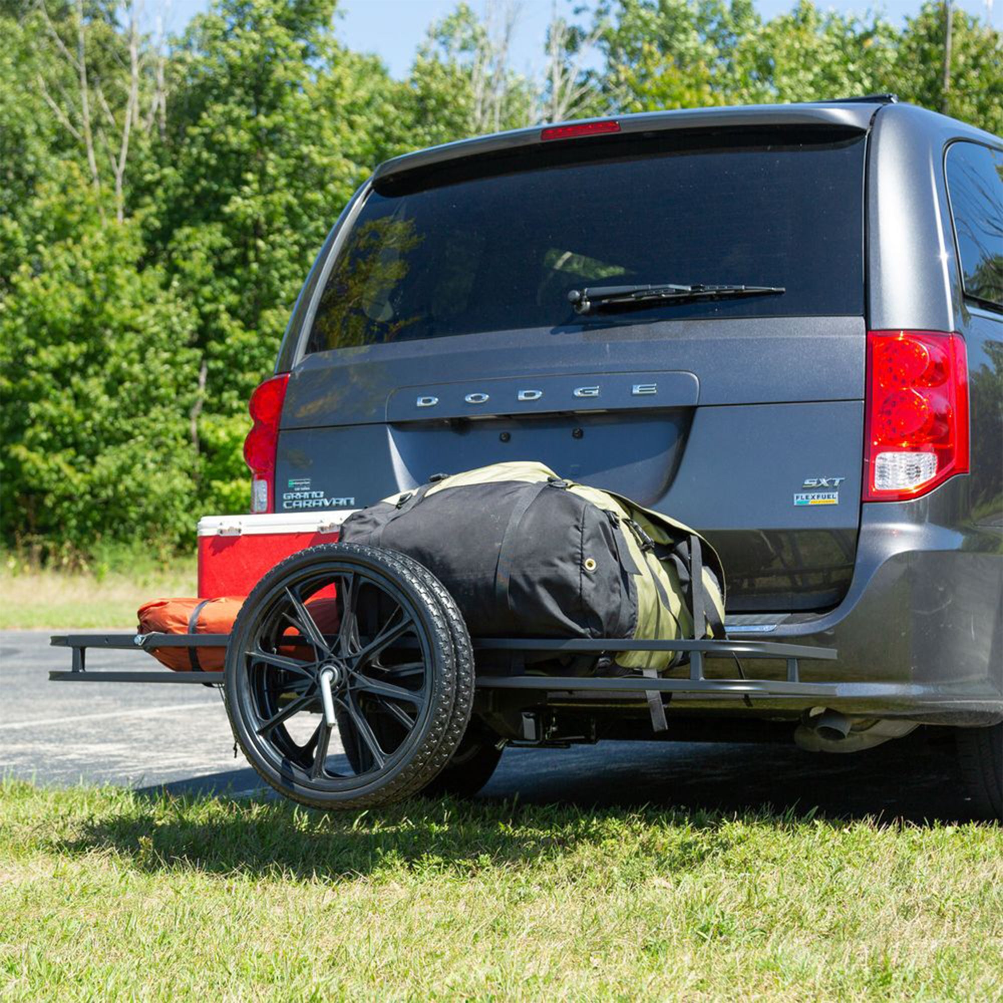 Elevate Outdoor Hitch-Mounted Cargo Carrier and Game Cart w/ 500lbs Cap. (Used)