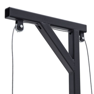 Kill Shot Hitch Mounted Steel Deer Hoist with Swivel, 500 Pound Capacity, Black (Used)