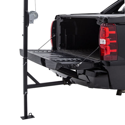 Kill Shot Hitch Mounted Steel Deer Hoist with Swivel, 500 Pound Capacity, Black (Used)