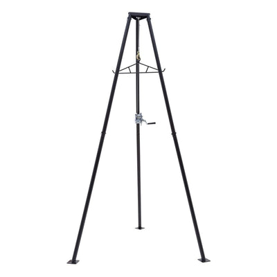 Kill Shot 9' Steel Tripod Game Hoist w/Gambrel & 500lb Capacity, Black(Open Box) - VMInnovations