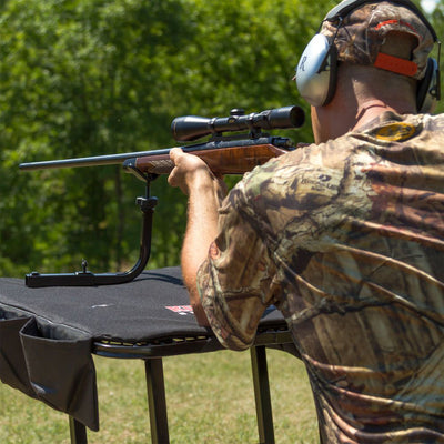 Kill Shot Shooting Bench w/Gun Rest, Collapses for Easy Transport (Open Box) - VMInnovations