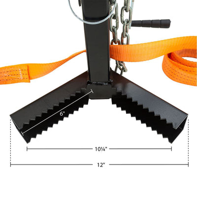Kill Shot Portable Tree Mount Deer Hoist, Steel Crank & Chain, Carry Bag, Black - VMInnovations