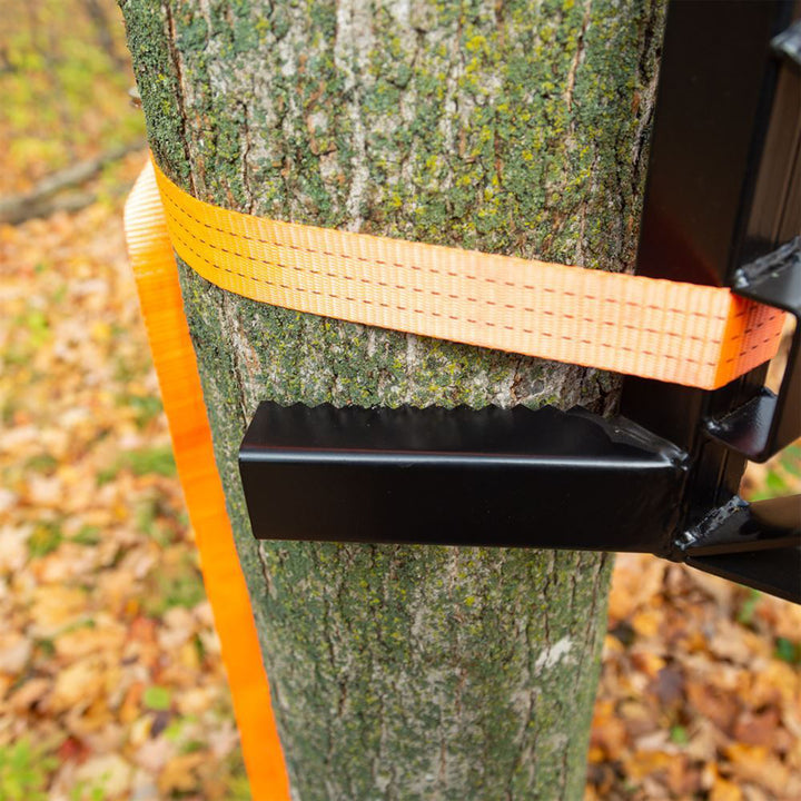 Kill Shot Portable Tree Mount Deer Hoist, Steel Crank & Chain, Carry Bag, Black