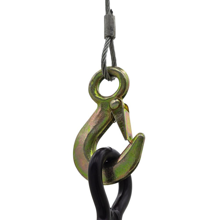 Kill Shot Hitch Mounted Steel Deer Hoist with Gambrel, 300 Pound Capacity, Black