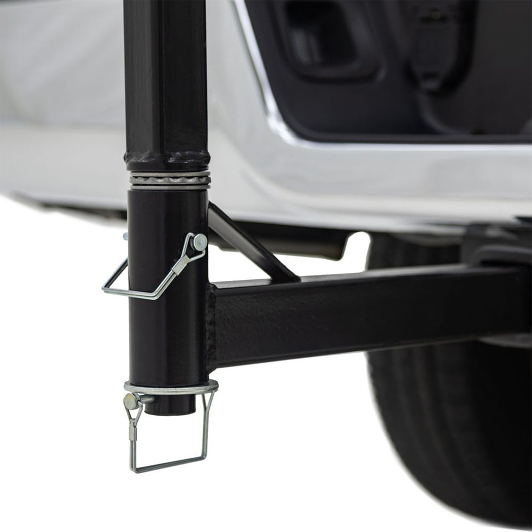 Kill Shot Hitch Mounted Steel Deer Hoist with Gambrel, 300 Pound Capacity, Black