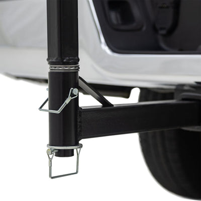Kill Shot Hitch Mounted Steel Deer Hoist with Gambrel, 300 Pound Capacity, Black - VMInnovations