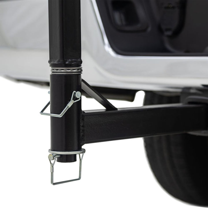 Kill Shot Hitch Mounted Steel Deer Hoist with Gambrel, 300 Pound Capacity, Black