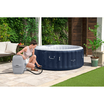 Bestway SaluSpa Miami 2-4 Person Inflatable Hot Tub, Round Spa, (For Parts)