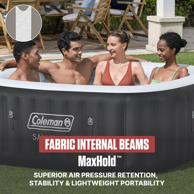 Coleman 4-6 Person AirJet Inflatable Hot Tub w/EnergySense Cover, 71"x28" (Used)