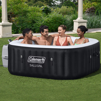 Coleman Hawaii 4-6 Person AirJet Inflatable Hot Tub w/EnergySense Cover Open Box - VMInnovations