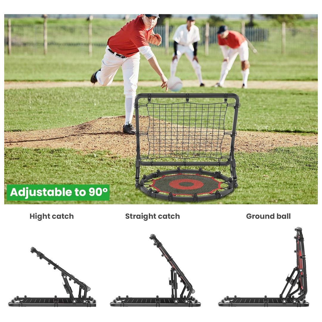 IE Sports Basketball Rebounder Multi-Sport Rebound Net Return Attachment, Red