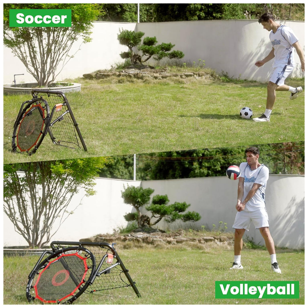 IE Sports Basketball Rebounder Multi-Sport Rebound Net Return Attachment, Red