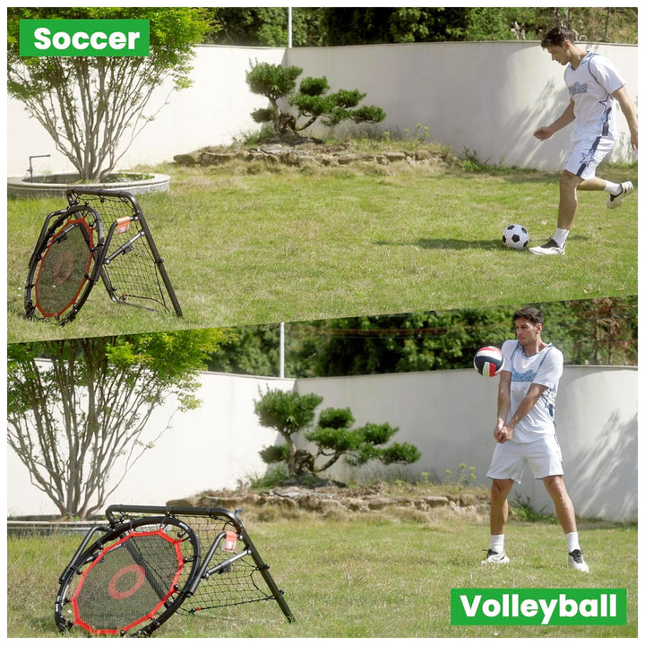 IE Sports Basketball Rebounder Multi-Sport Rebound Net Return Attachment, Red