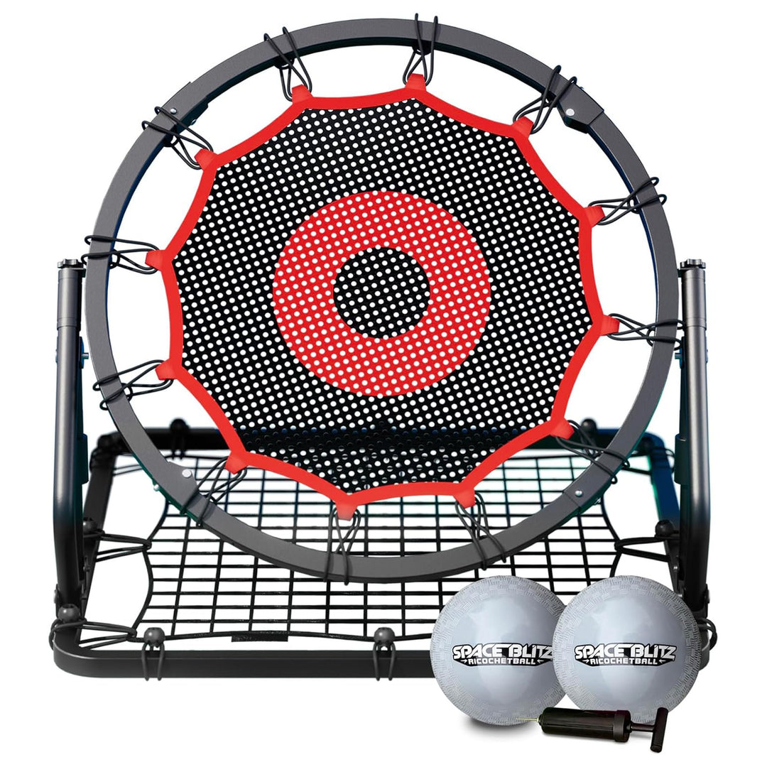 IE Sports Basketball Rebounder Multi-Sport Rebound Net Return Attachment, Red