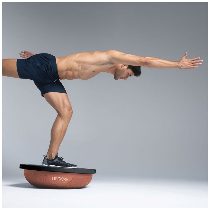 Bosu NEXGEN Balance Strength Trainer, Home Gym Workout Equipment, 26", Rose Gold