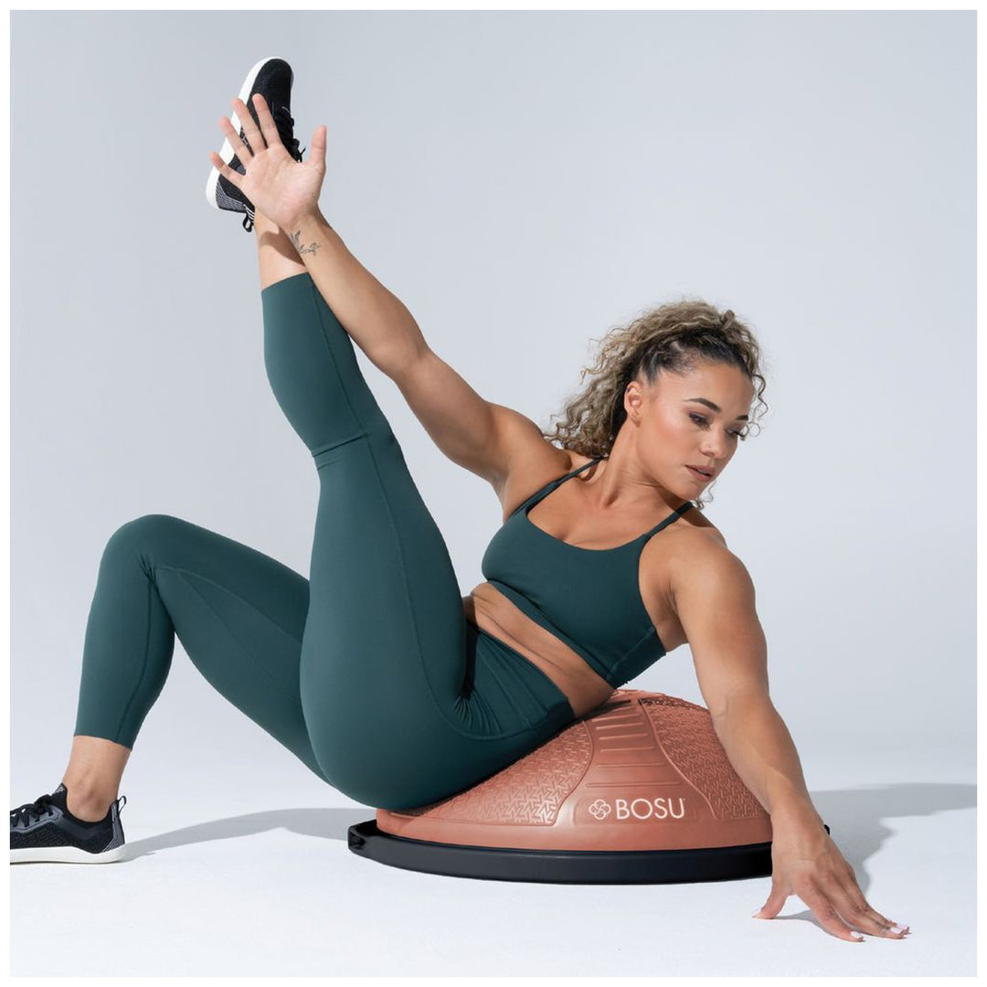 Bosu NEXGEN Balance Strength Trainer, Home Gym Workout Equipment, 26", Rose Gold
