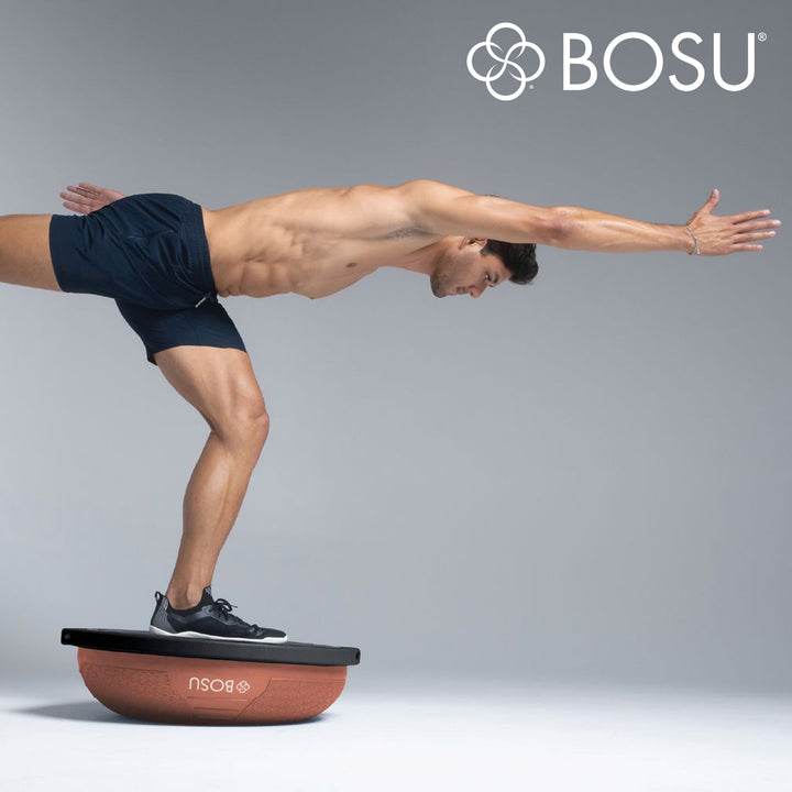 Bosu NEXGEN Balance Strength Trainer, Home Gym Workout Equipment, 26", Rose Gold