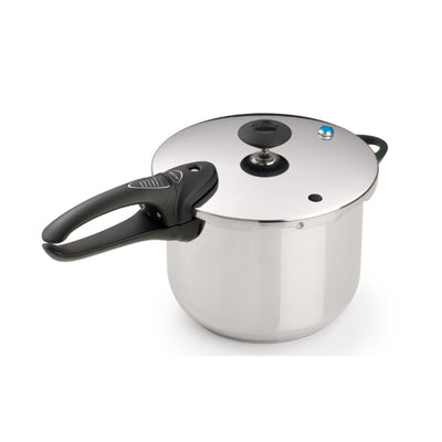 Presto 6 Quart Stainless Steel Pressure Cooker, Dishwasher Safe (Open Box) - VMInnovations