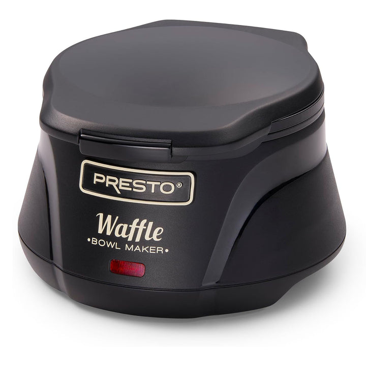 Presto Belgian Waffle Bowl Maker for 4" Waffles with Premium Nonstick Coating
