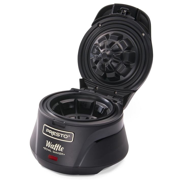 Presto Belgian Waffle Bowl Maker for 4" Waffles with Premium Nonstick Coating
