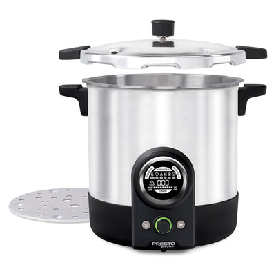 Presto 23 Quart Digital Pressure and Water Boiling Canner, LED Digital Display - VMInnovations