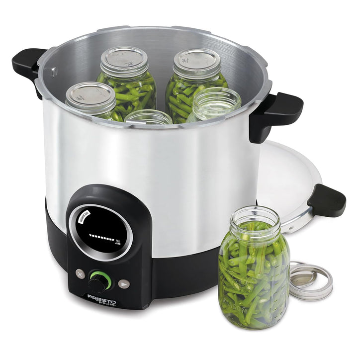 Presto 23 Quart Digital Pressure and Water Boiling Canner, LED Digital Display