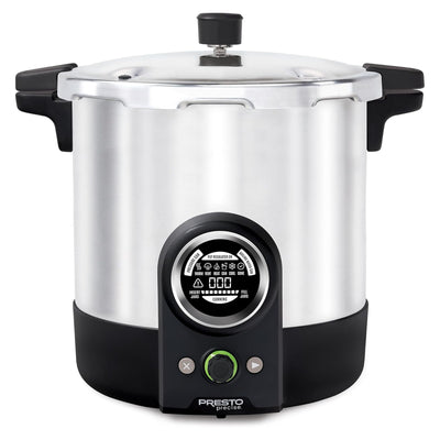 Presto 23qt Digital Pressure & Water Boiling Canner, LED Display (Open Box) - VMInnovations