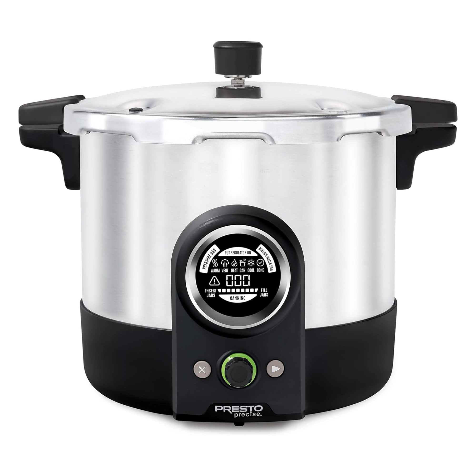 Presto 16 Quart Digital Pressure and Water Boiling Canner (Open Box) - VMInnovations