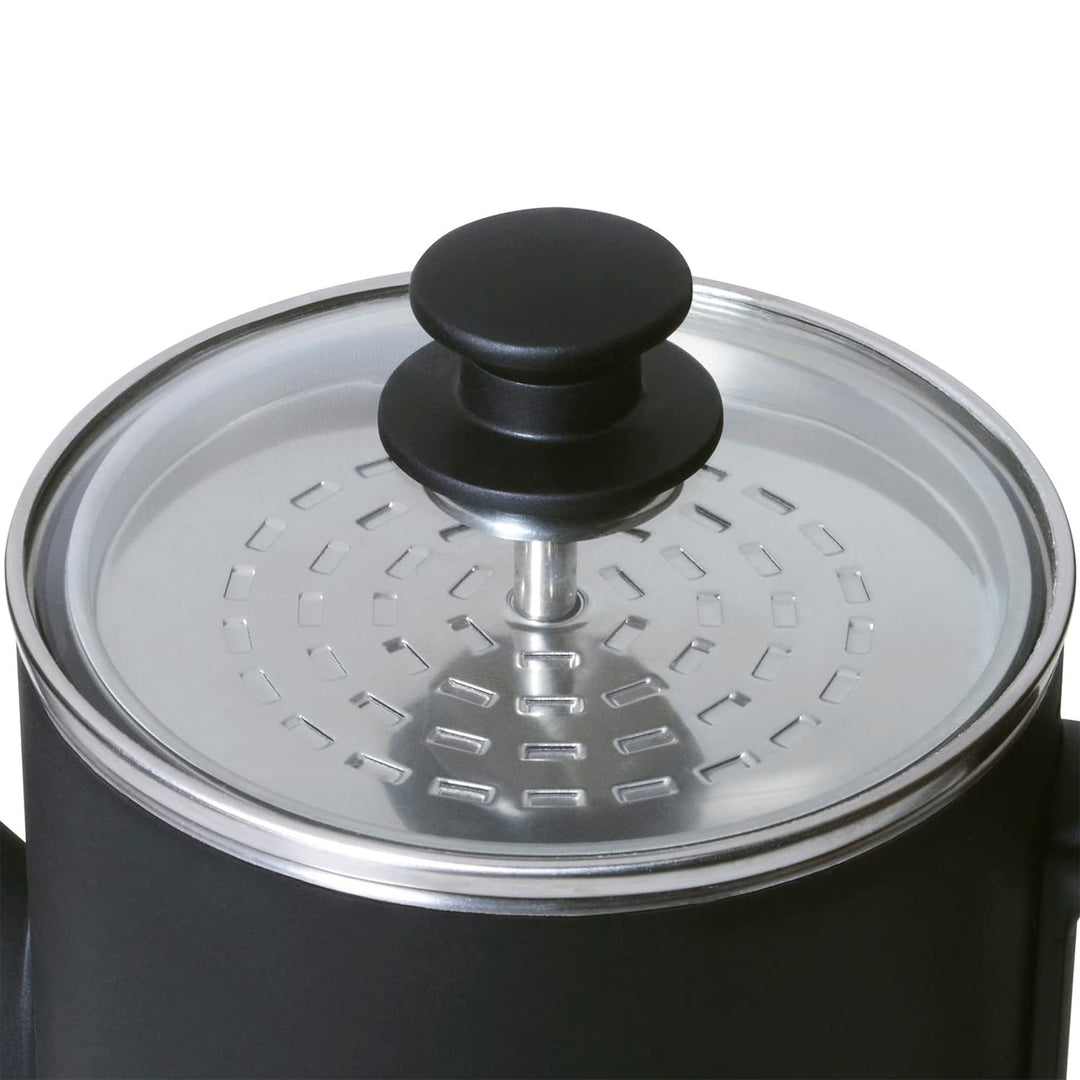 Presto 02815 Cordless Coffee Maker Stainless Steel Percolator, Easy Pour, Black