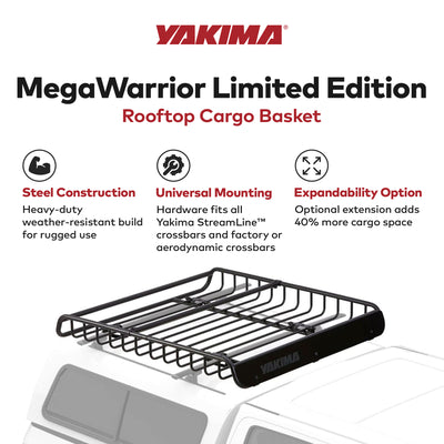 Yakima MegaWarrior Large Cargo Basket For All Yakima StreamLine  (For Parts) - VMInnovations