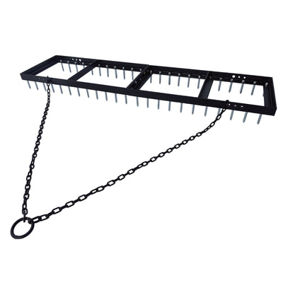 Yard Tuff Spike Drag, Tow Behind Lawn Field Leveling Attachment, 6 Ft Wide - VMInnovations