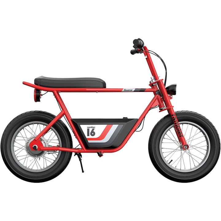 Razor Rambler 16 Electric Retro Minibike with 350W Motor & 36V Battery, Tan