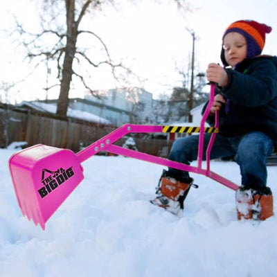The Big Dig Excavator Sandbox Digger, Metal Toy, 360-Degree Seat (Open Box) - VMInnovations
