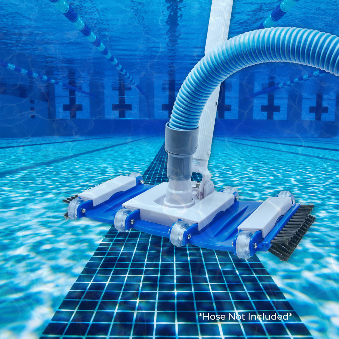 Swimline HydroTools 8165 Swimming Pool Flexible Weighted Vacuum Head w/ Brushes