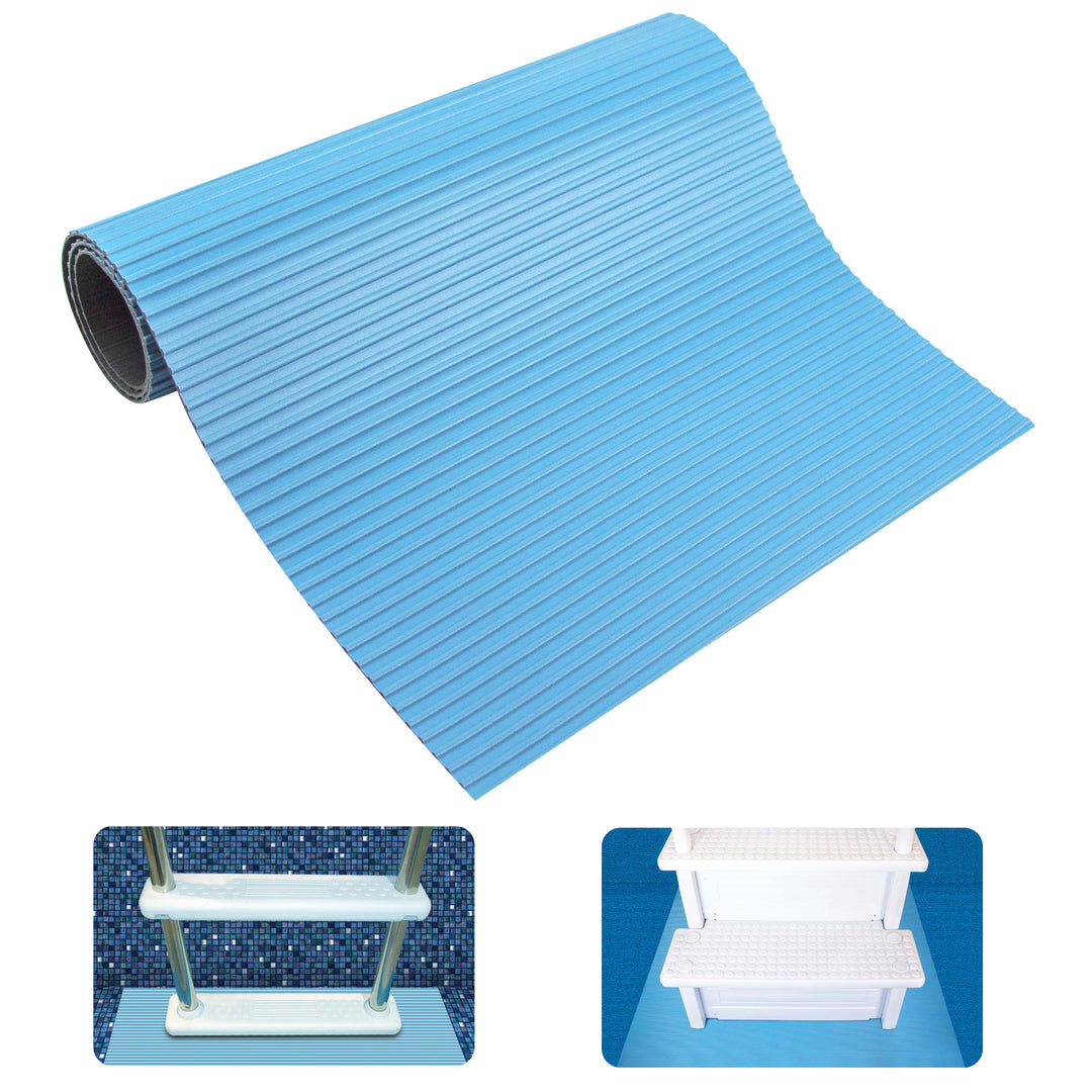 Swimline Hydrotools Swimming Pool Ladder Mat/Step Pad Liner Protection(Open Box) - VMInnovations