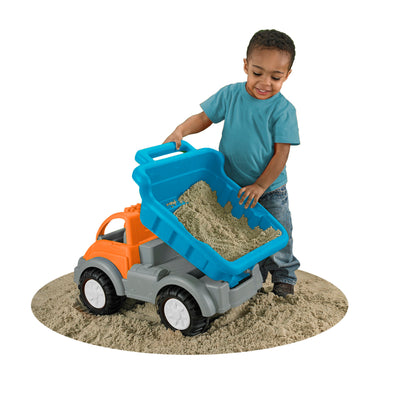 American Plastic Toys Dump Truck, Large Bed for Sand, Dirt or Toys (Open Box)