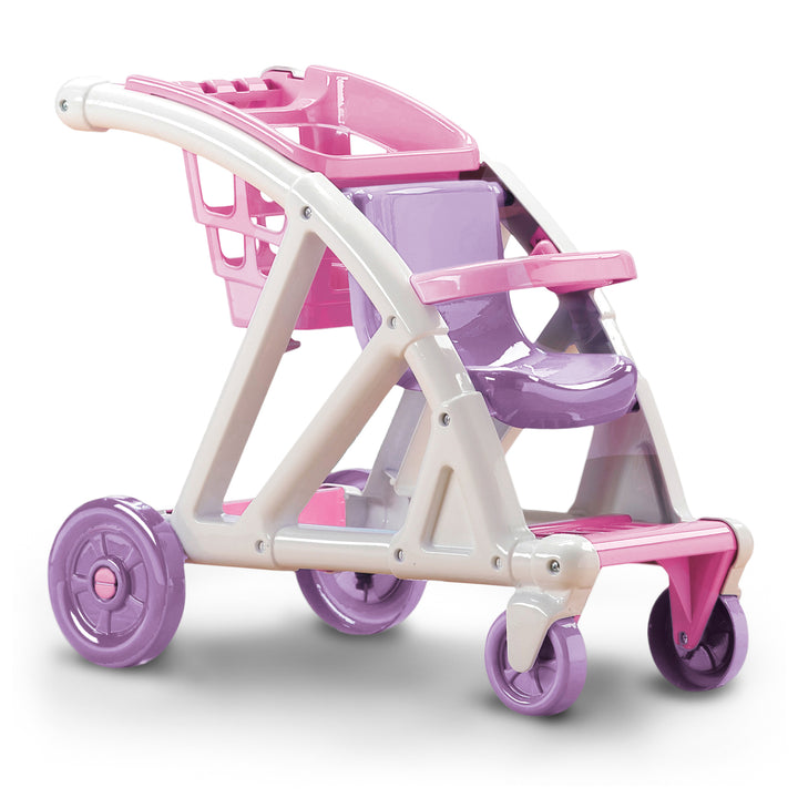 American Plastic Toys Shop with Me Stroller for Toddler & Kids Ages 2 and Up