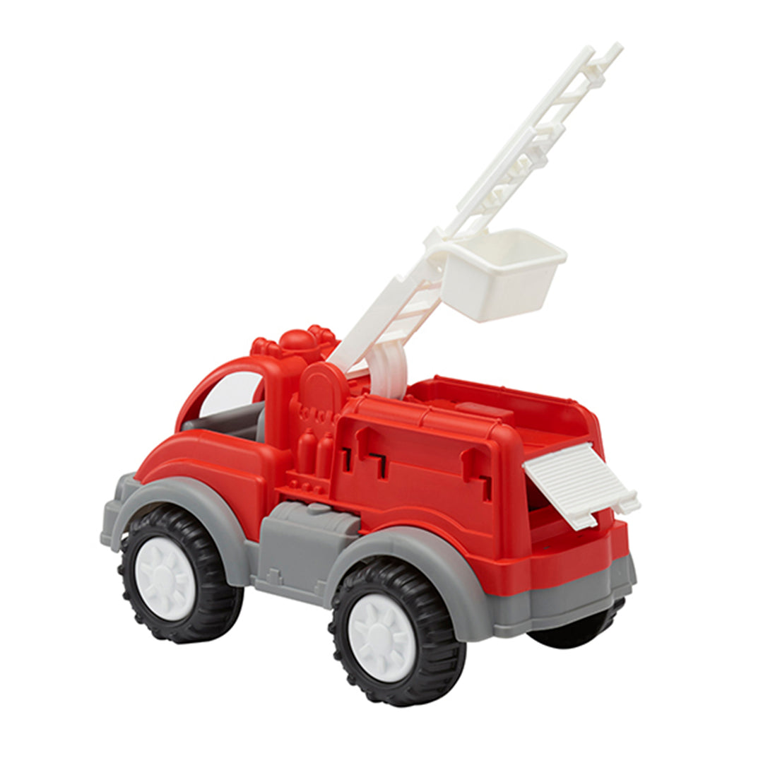 American Plastic Toys Fire Truck, Removable Ladder & Extendable Bucket(Open Box)
