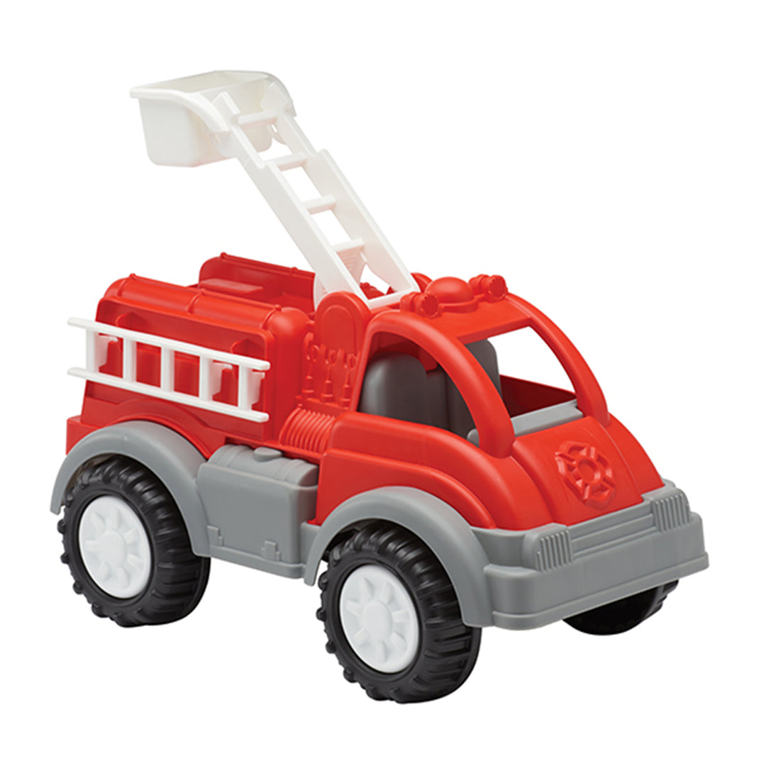 American Plastic Toys Fire Truck, Removable Ladder & Extendable Bucket(Open Box)