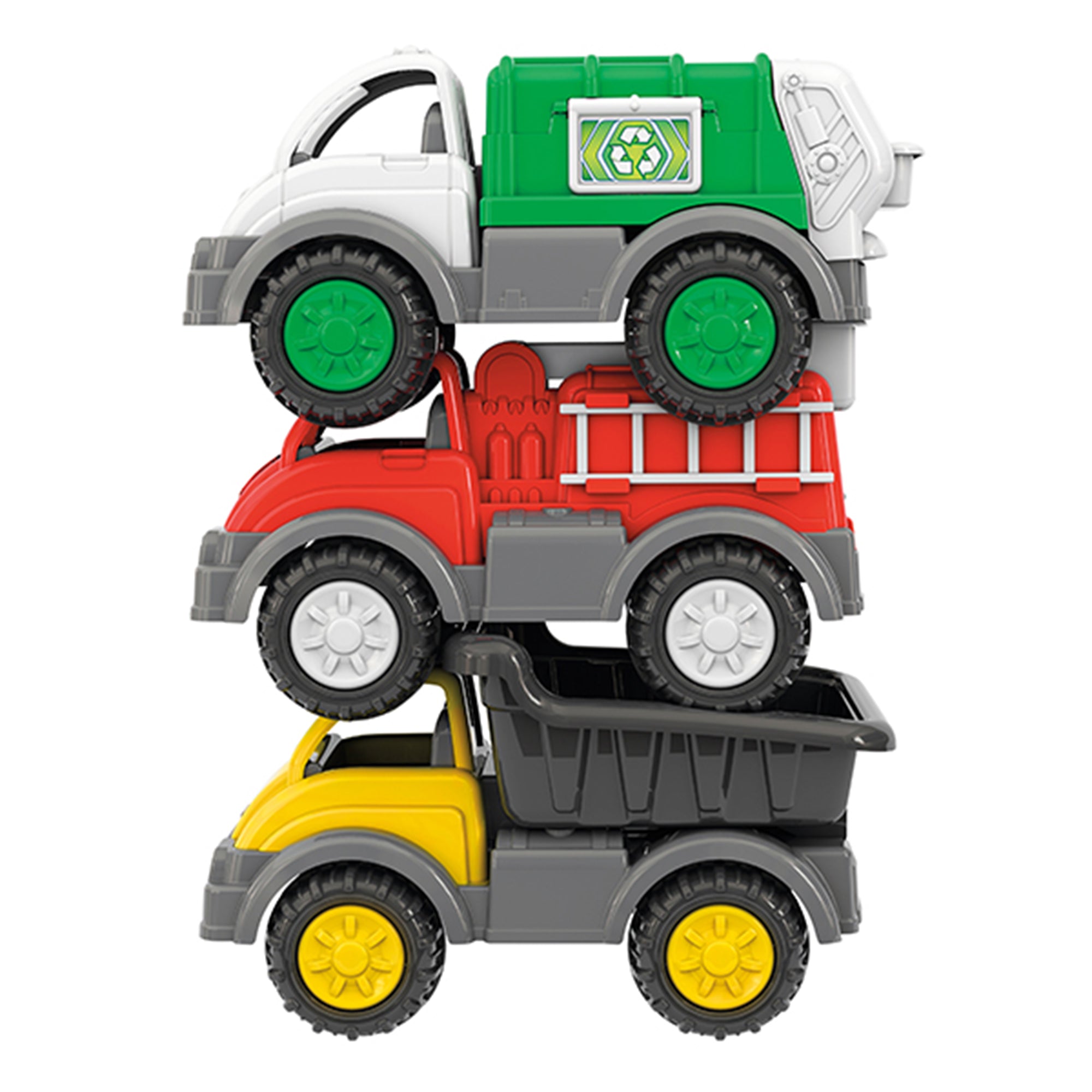 American Plastic Toys Gigantic Fire Truck, Removable Ladder & Extendable Bucket - VMInnovations