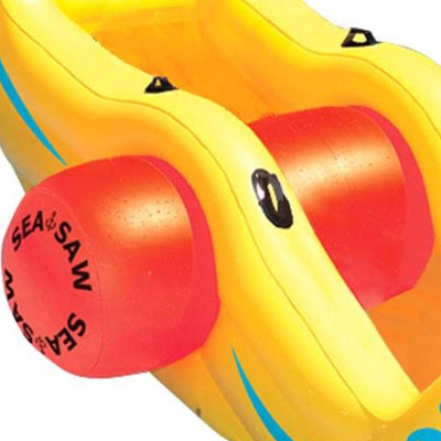Swimline Pool Inflatable 2 Person Sea Saw Rocker Float with Electric Air Pump - VMInnovations
