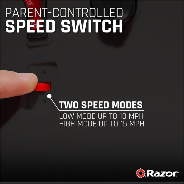 Razor Pocket Onyx Miniature Euro-Style Electric Scooter for Ages 8+ (Open Box)