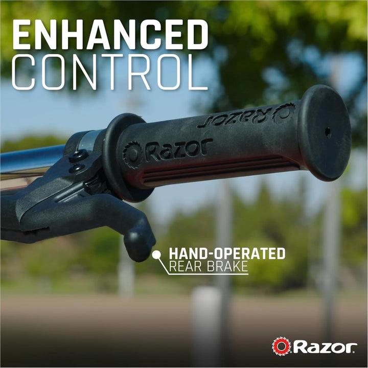 Razor Pocket Onyx Miniature Euro-Style Electric Scooter for Ages 8+ (Open Box)