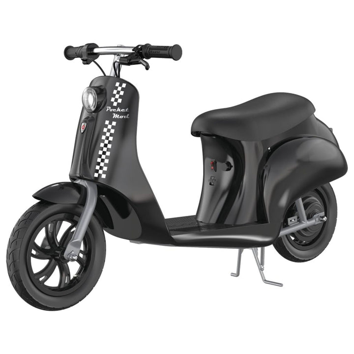 Razor Pocket Mod Onyx Miniature Euro-Style Electric Scooter for Ages 8+, Black